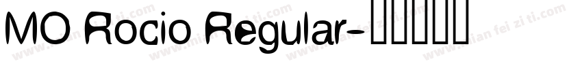 MO Rocio Regular字体转换